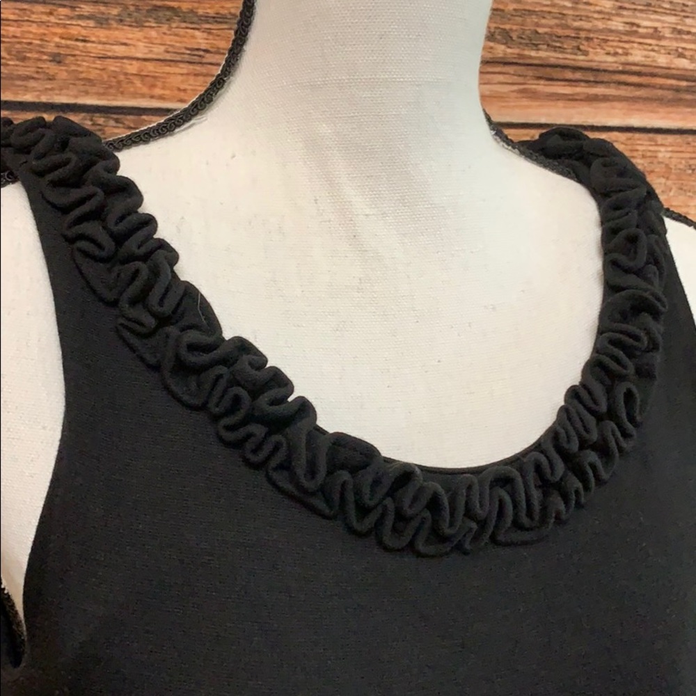 🍄J crew Black Sleeveless Dress - Picture 3 of 3